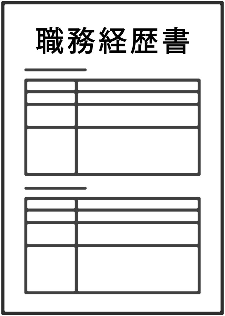 職務経歴書